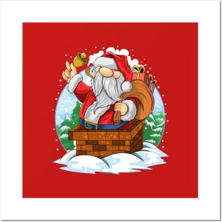 Santa Claus Christmas Eve Posters and Art